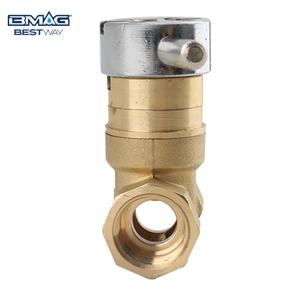 BMAG OEM ODM DN15 1/2 Inch PN16 Locking Brass Gate Valve Magnetic Lock Copper Gate Valve
