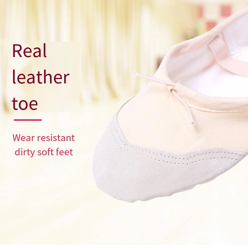 Wholesale Girls Boys Ballet Dance Shoes Canvas Yoga Rhythmic Gymnastics Shoes For Adult/Children