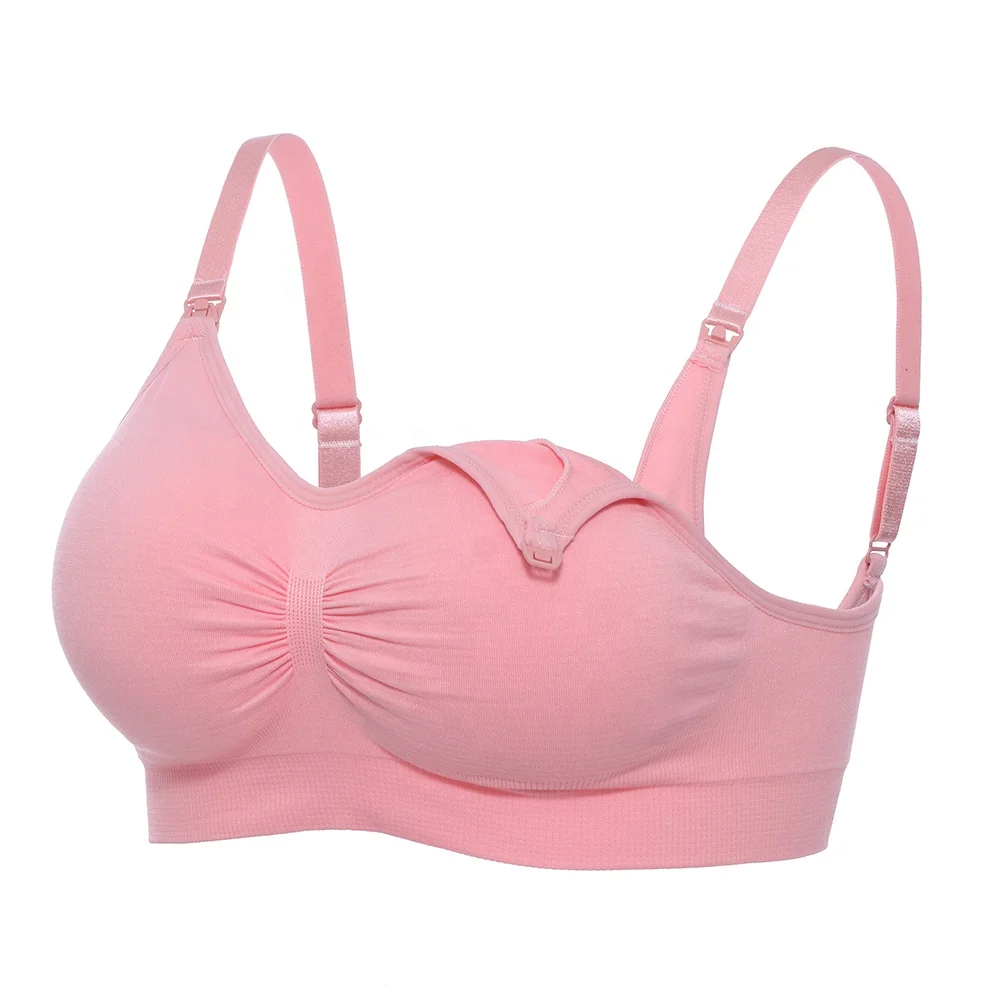 Ama Larsi Wholesale Athletic Wear Women Breathable Soft Maternity Nursing Sports Bra