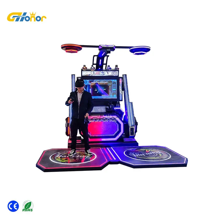 New two person VR dance experience virtual reality game console VR jukebox experience hall fitness and entertainment equipment