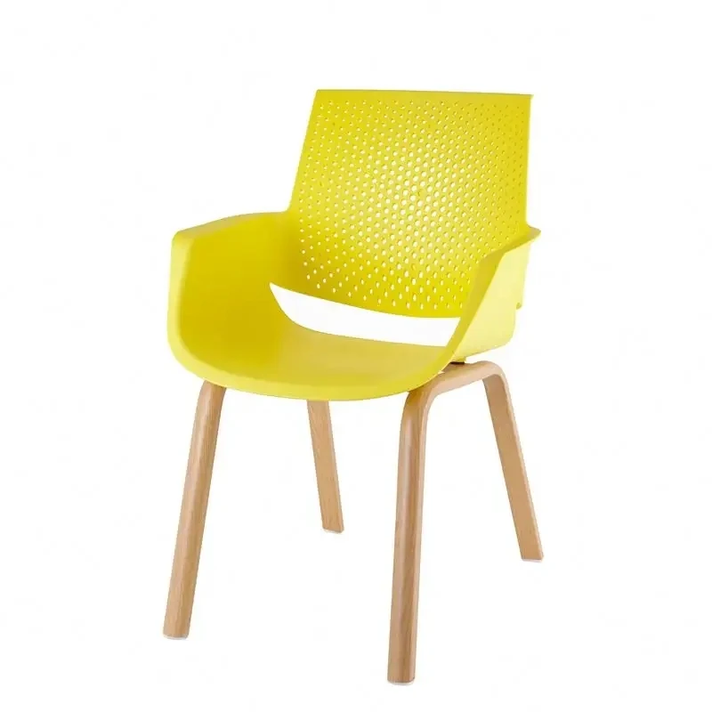 Modern Cheap Durable Metal Legs Restaurant Cafe Furniture Chair PP Plastic Dining Room Chairs