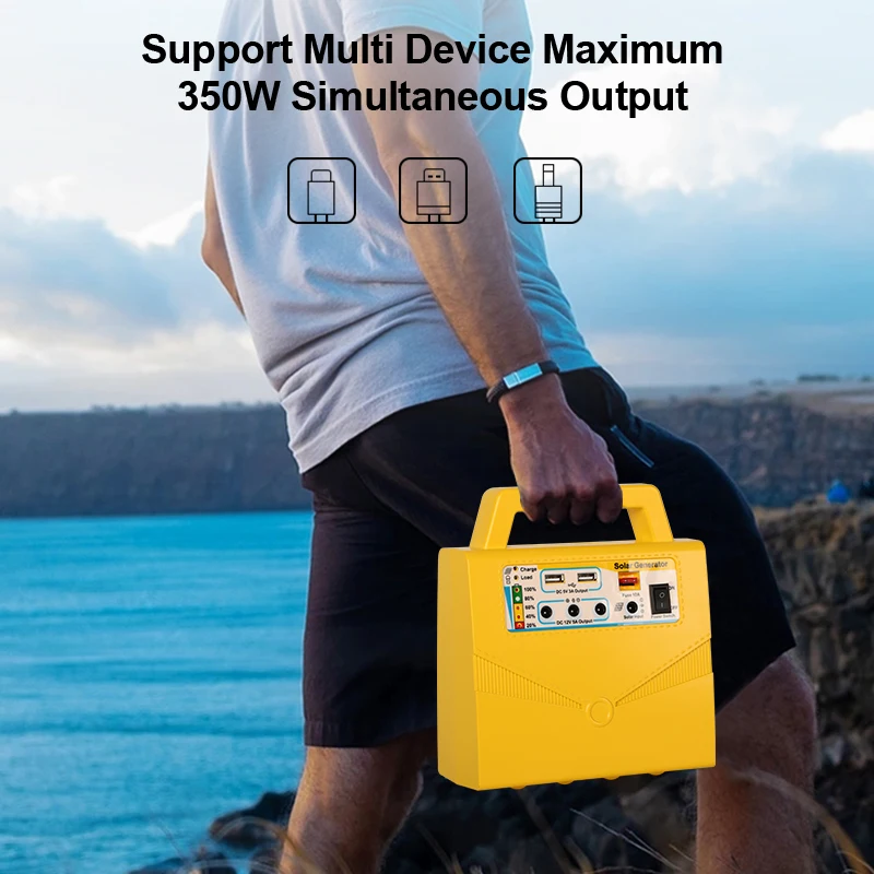 Portable Generator Mini Solar System Dc Solar Kit System 20w Mini Solar Light Kits For Home