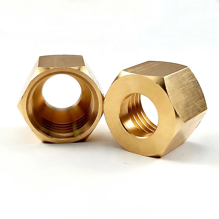 Custom CNC Service China factory wholesale gold silver zinc plating stainless steel custom cnc screw high quality metal mechanical part safety nut