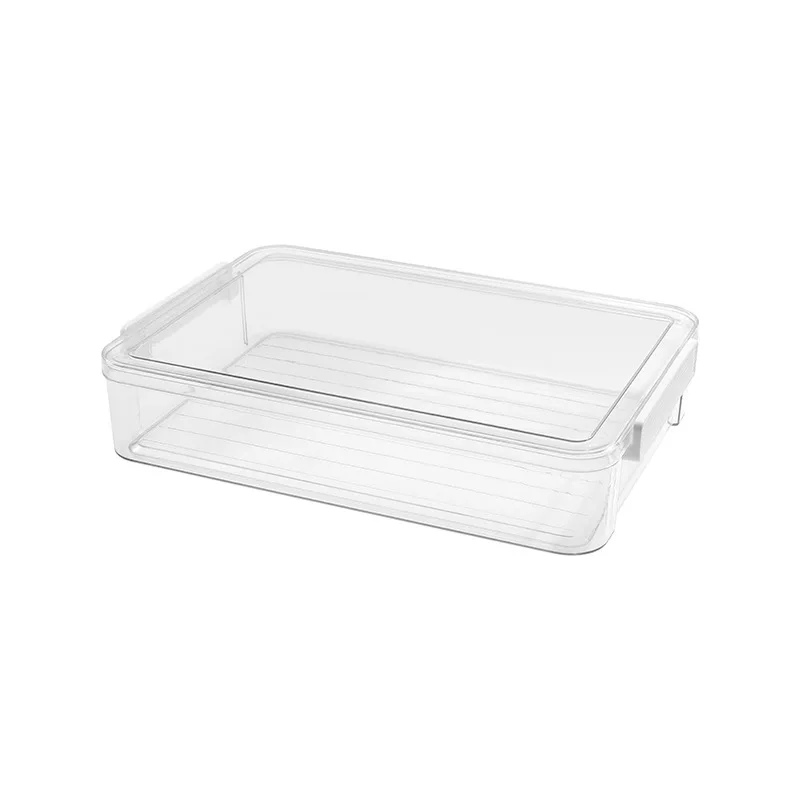 Large Capacity Plastic Transparent Storage Box for Exam Papers Household Registration Document Identification