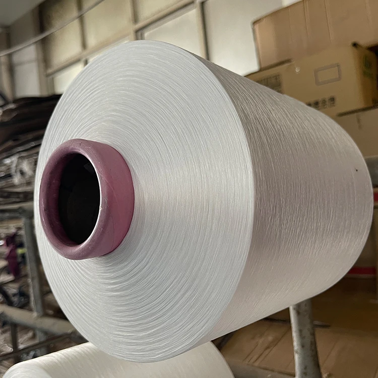 Factory direct supply 100 polyester yarn sustainable 150d polyester ring spun yarn