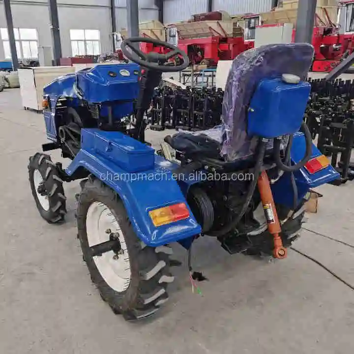 china cheap mini farm tractor 15hp with front end loader and back hoe