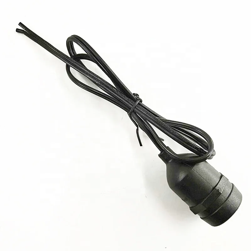 
20CM Long Outdoor Waterproof IP65 S14 E26 E27 LED Filament Bulb Farm Fitting Lamp Holder Socket with cord 
