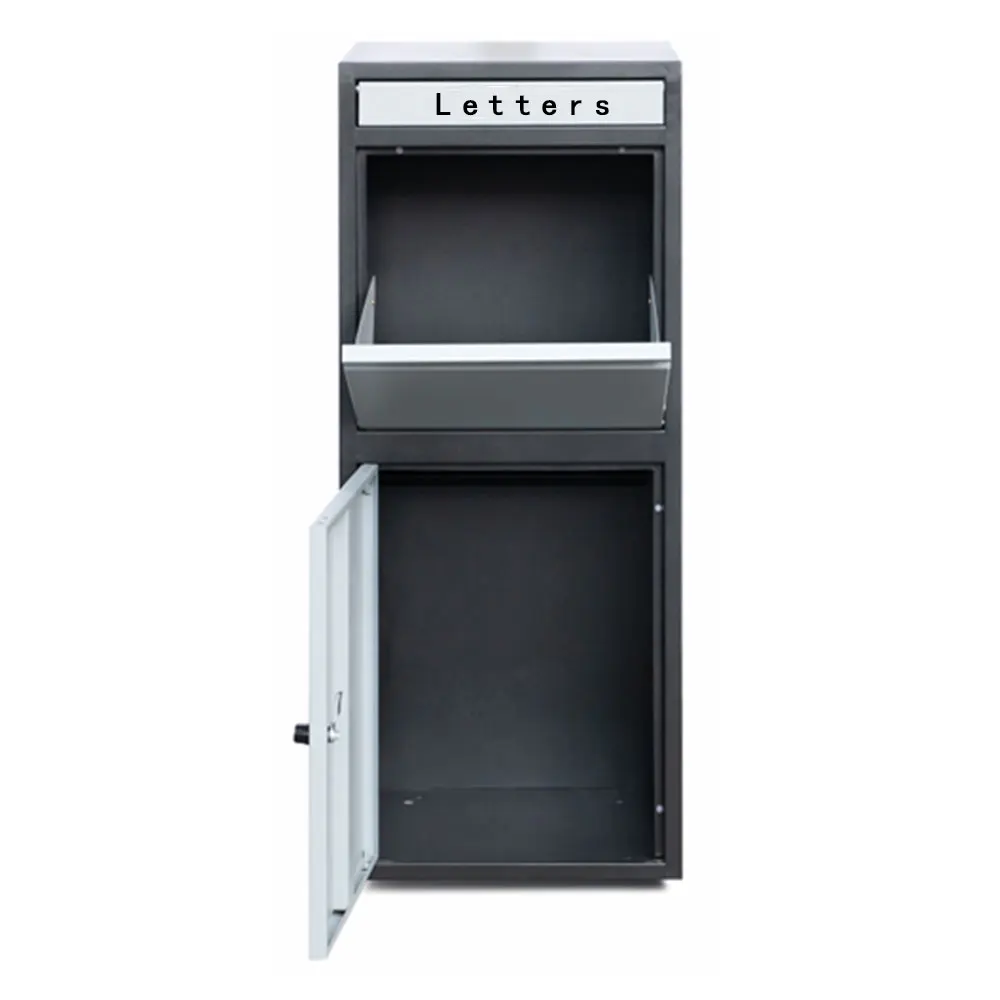 Yb01 OEM ODM Wholesale Wall Mount Stainless Steel Mailbox American Modern Metal Outdoor