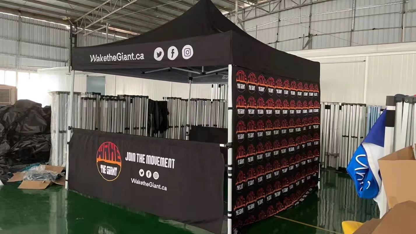 Custom printed folding 10x10 display event tents pop up canopy tents