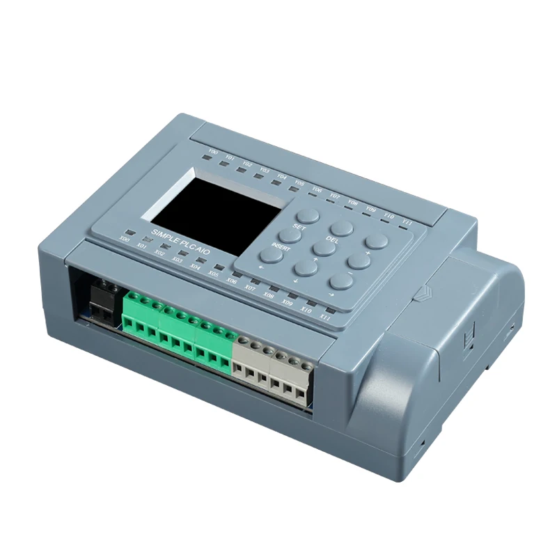 Huaqingjun 8-in 8-out Relay Output PLC Plus 2AI 0-10V with RS485 Communication PLC for HMI