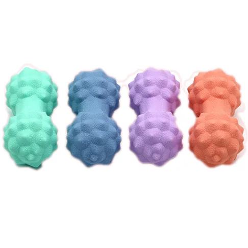 Двойной массажный Ролик в форме арахиса для Лакросса, самомассажный инструмент для спины, ног, шеи, позвоночника, плеч