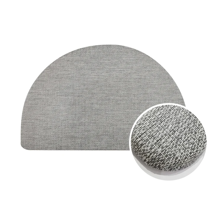 
 3-12 мм водонепроницаемый кухонный коврик против усталости с подложкой из эластичного ПВХ-пенопласта с принтом прочная текстильная ткань верх  