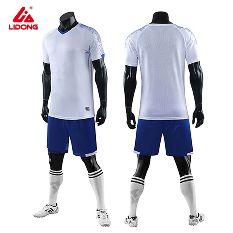 
Dry Fit Blank Soccer Jersey Team Set Soccer Custom Logo Football Jersey Set Soccer For Men 