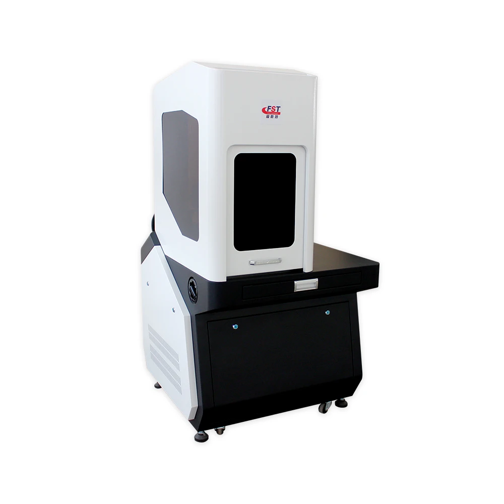 enclosed fiber laser marker metal and plastic fully 20w 30w 50w 70w enclosed fiber laser marking machines