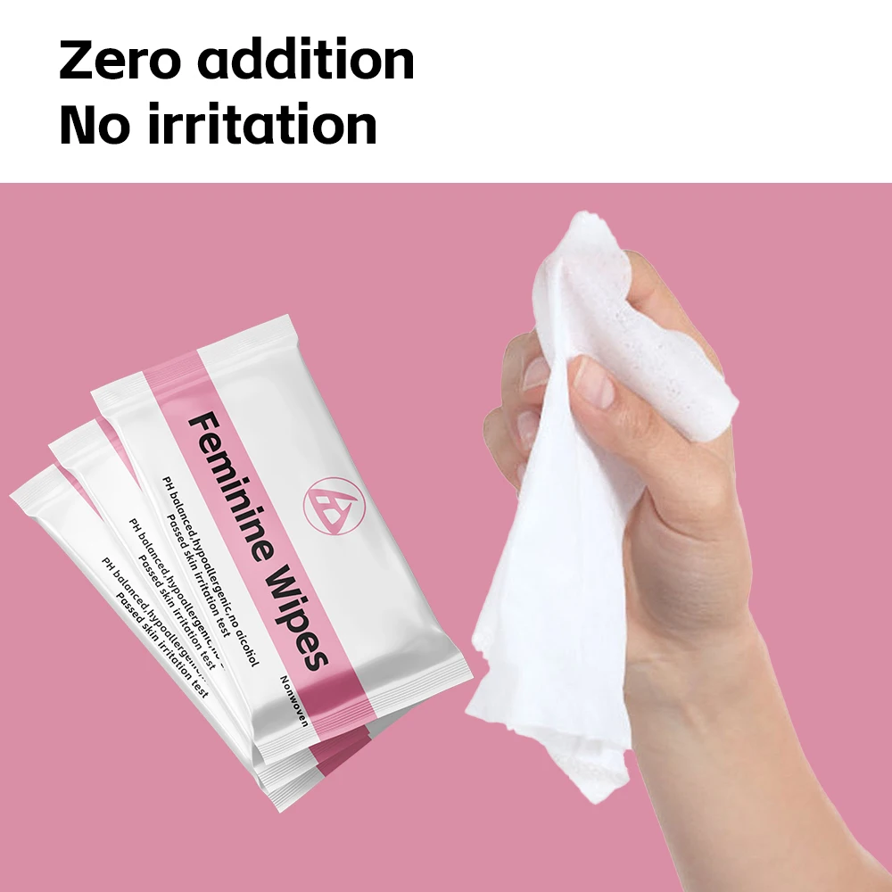 OEM ODM Aloe Vera Natural Eco-friendly Flushable Adult Biodegradable Wipes Feminine Hygiene Wipes