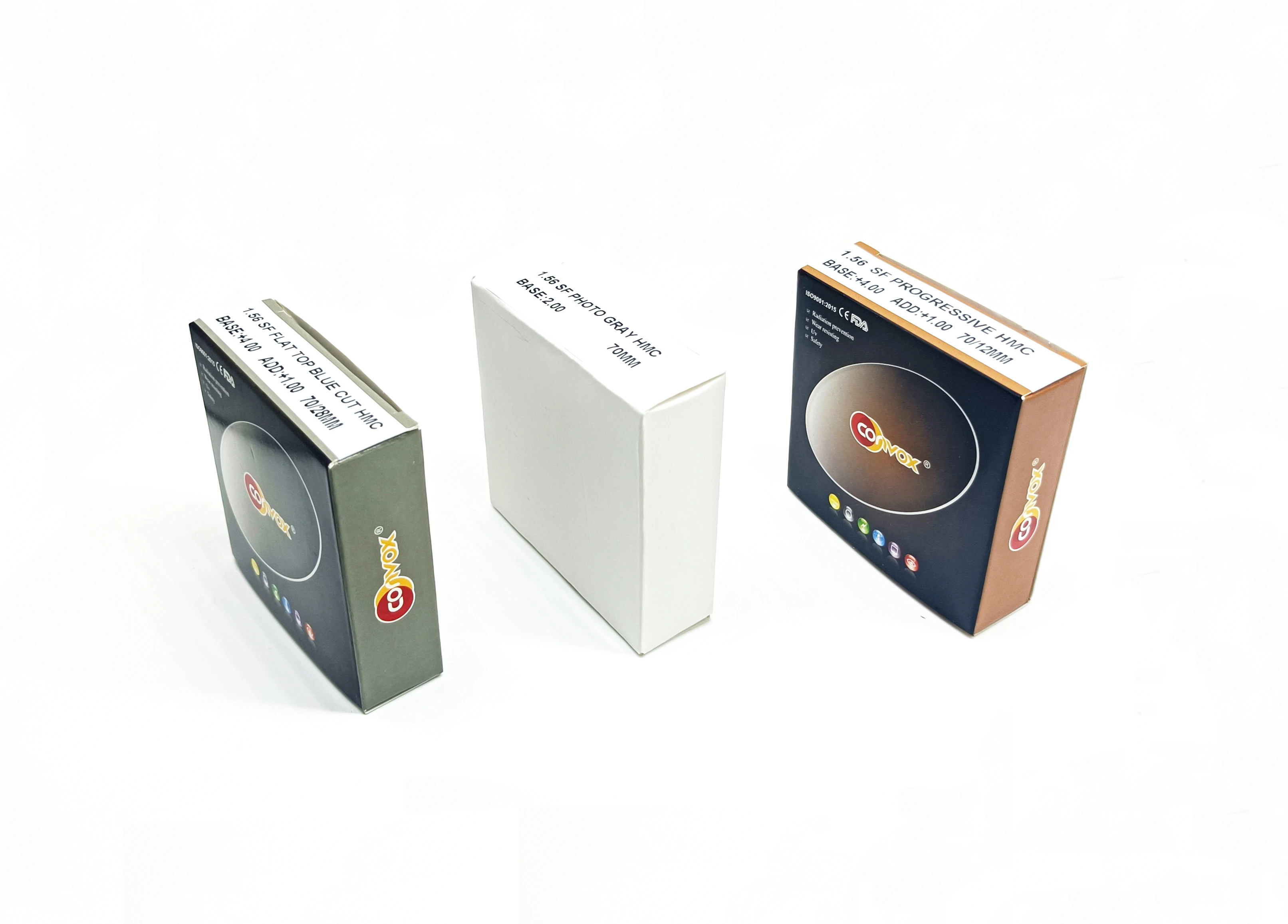 CONVOX SF1.56 NK55 Hard Coating Eyeglass Lens Blanks , Semi Finished Lenses For Reading Glass