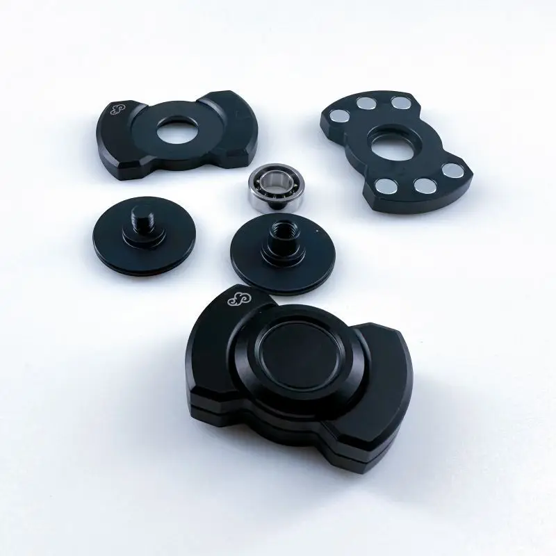 Metal 3 in 1 spinner fidget Multifunctional Relief Stress Slider for Adult ADHD Haptic Slide Clicker EDC Gear Personalized Gift