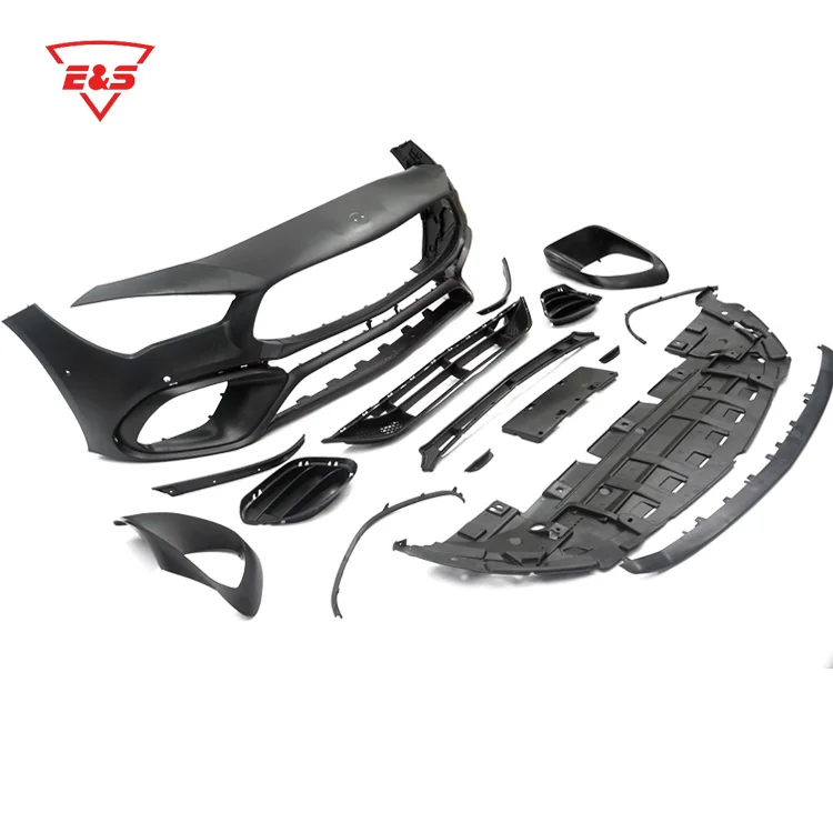 Hot Sell Car Upgrade Body Kit For Cla45 W118 For Mercedes-Benz A Class Body kit With Front Rear Bumper Side Skirts C