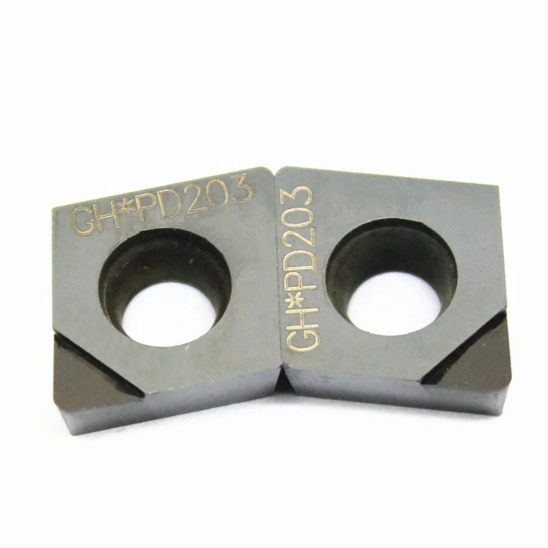 Factory price CNC Diamond tip carbide insert CCGT CCGW CCMT CNMG120408 PCD insert for aluminum brass copper