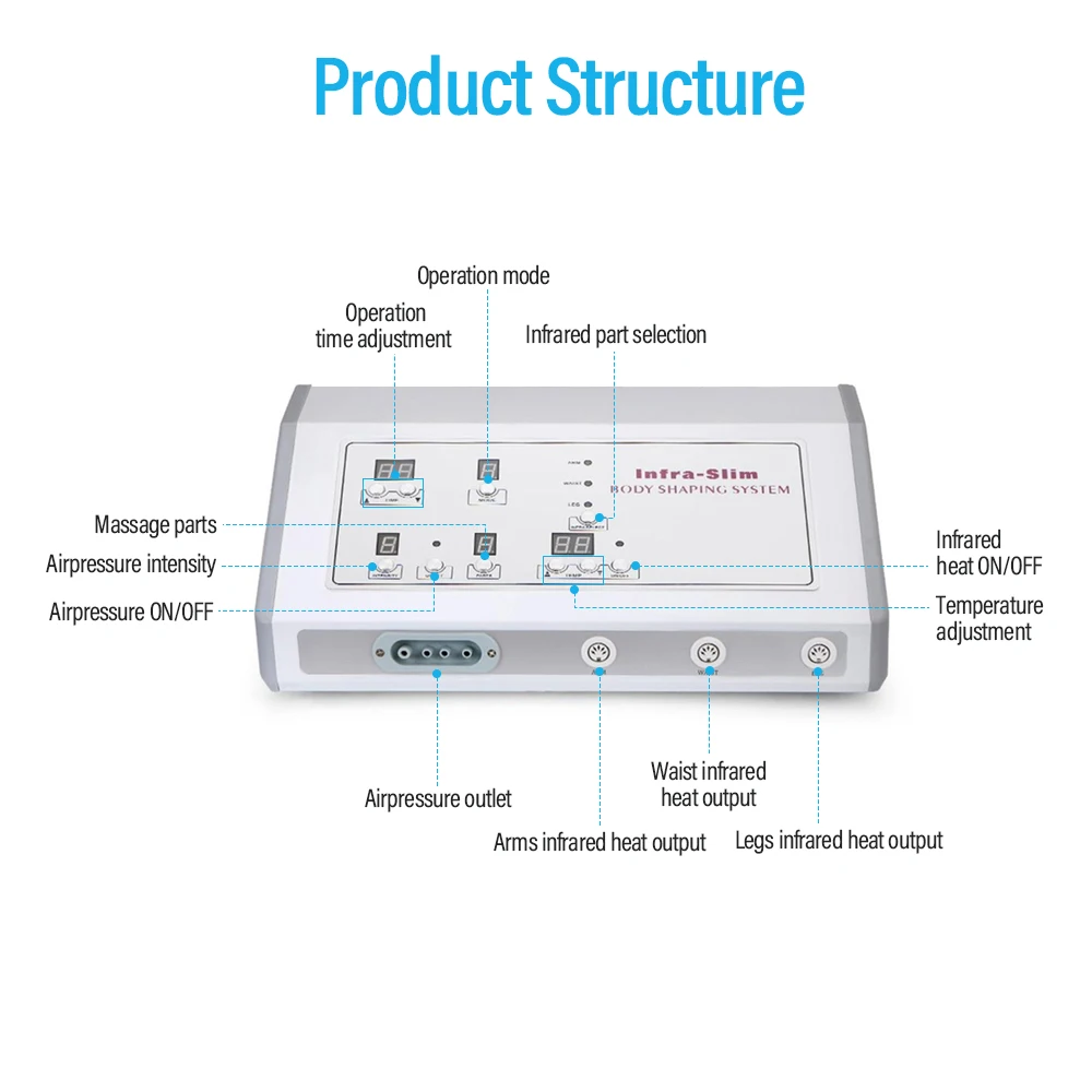 Professional lymphatic drainage massage pressotherapy body slim machine JF641
