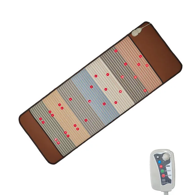 Photon Energy mattress heating Far infrared Magnetic Therapy Health Care Massage Crystal tourmaline PEMF mat