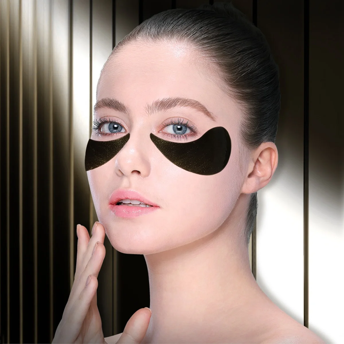 Private Label Organic Skin Care Anti Aging Dark Circle Removal Eye Mask Hydrogel Eye Patch Niacinamide under eye mask