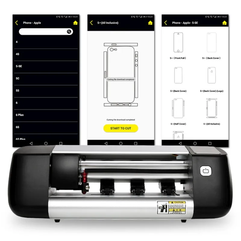 Factory dirsale TPU hydrogel mobile phone protector film screen printer Cutting machine iPhone for Samsung HUAWEI