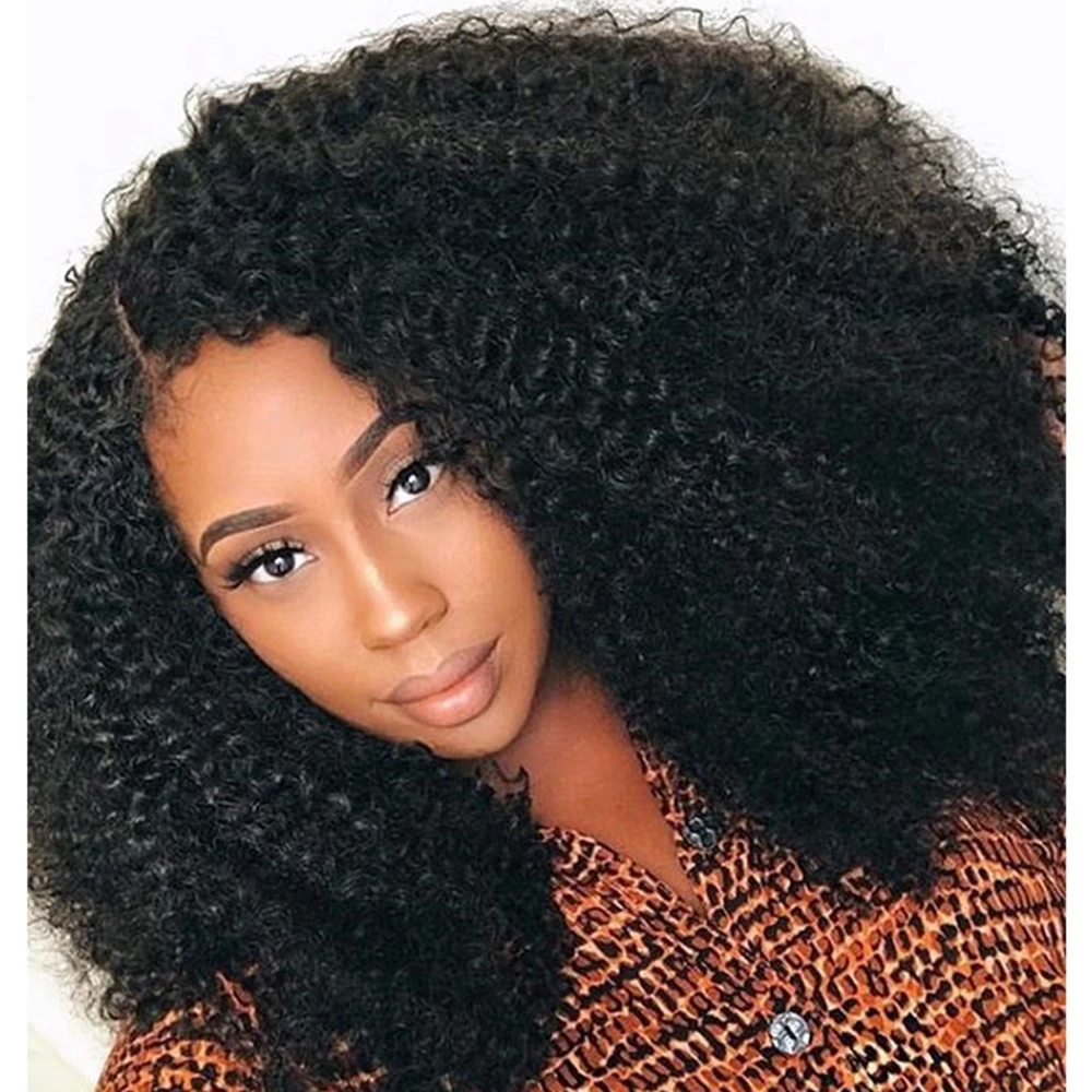 Kbeth afro human hair wigs braided wigs for black women afro kinky hair wigs China Factory Wholesale