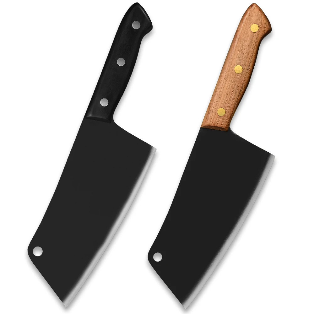Xingye 7 Inch Ultra Sharp Vegetable Meat Chopping Full Tang Black Blade Stainless Steel Wholesale Knives Kitchen Knife Cheap