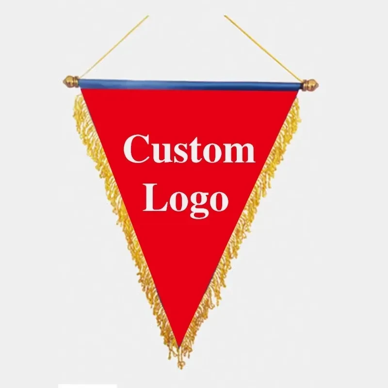 Gahumi Triangle Football Team Flags Promotion Banner Logo Printing Pennant Flag Custom