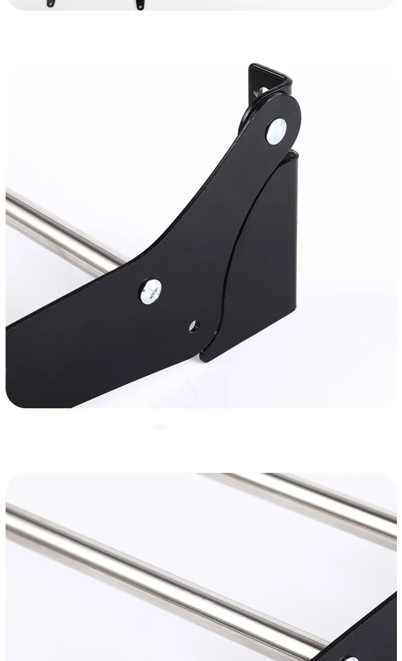 2024 100cm aluminum alloy wall hanging clothes rack | wall hanging clothes rack, space saving | the best clothes rack