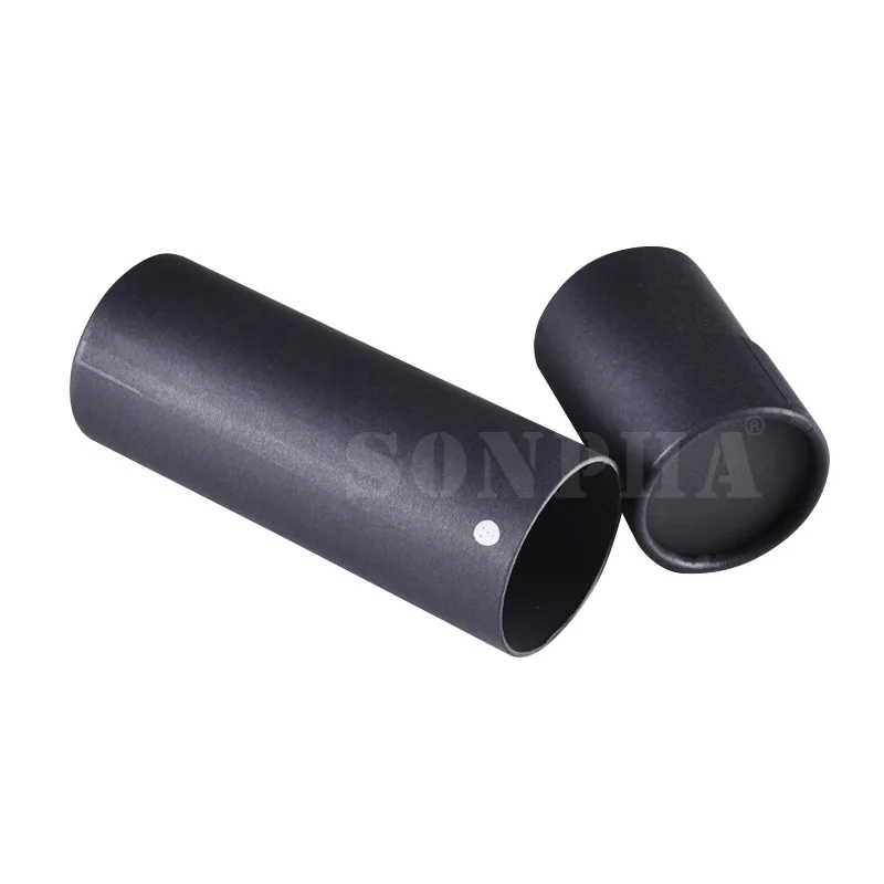 High End Ecommerce Black Luxury Eco Friendly Perfume Small Paper Round Box Tube Packaging Custom Printing Cylinder Paper Tube