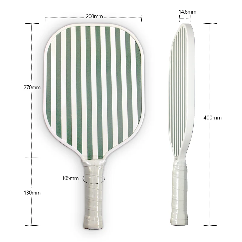 2024 wholesale fashion edge guard high quality special customized acceptable outdoor lightweight glass fiber pickleball paddle
