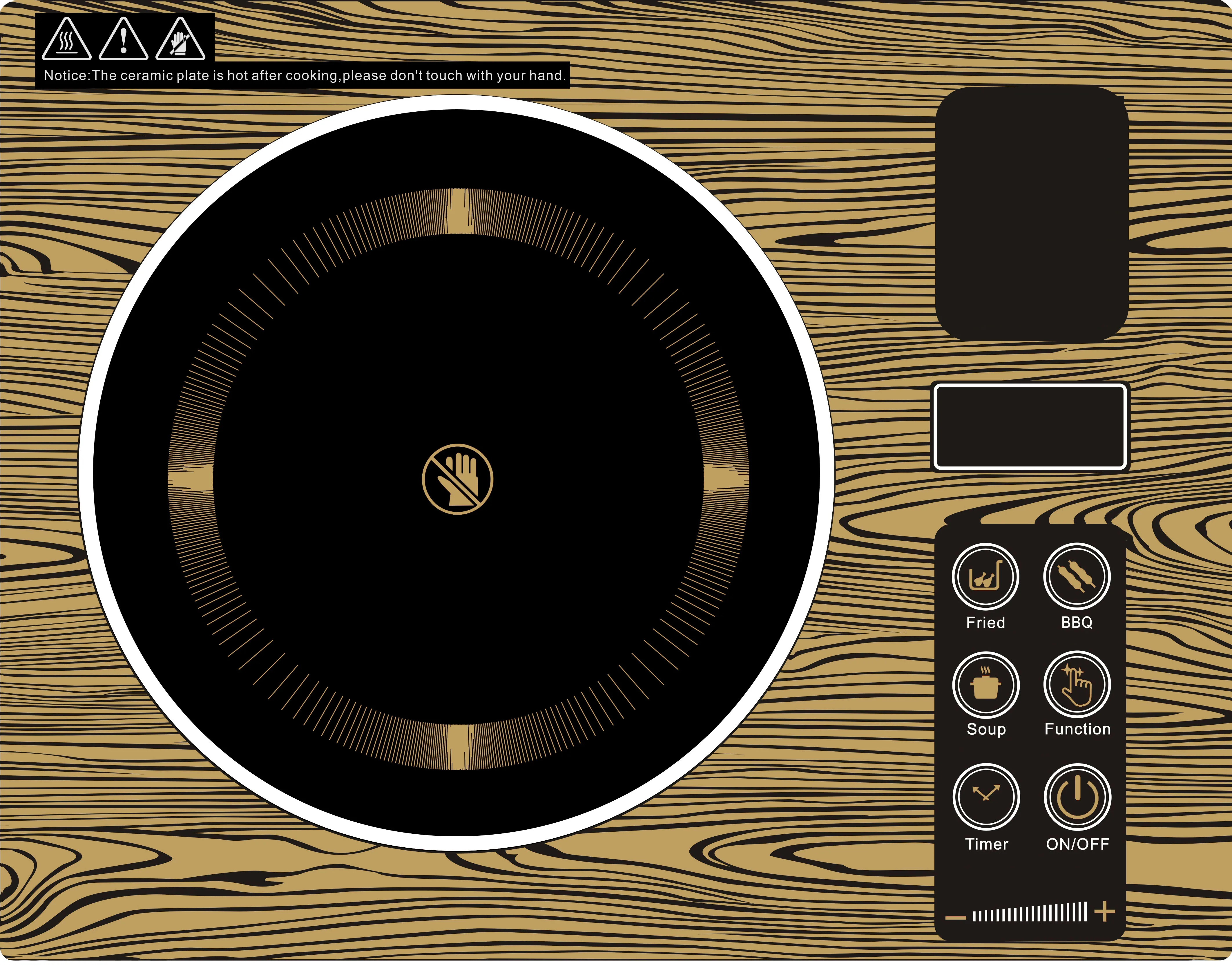 Small Home appliance Electric Infrared  cooker spare parts  micro-crystal plate