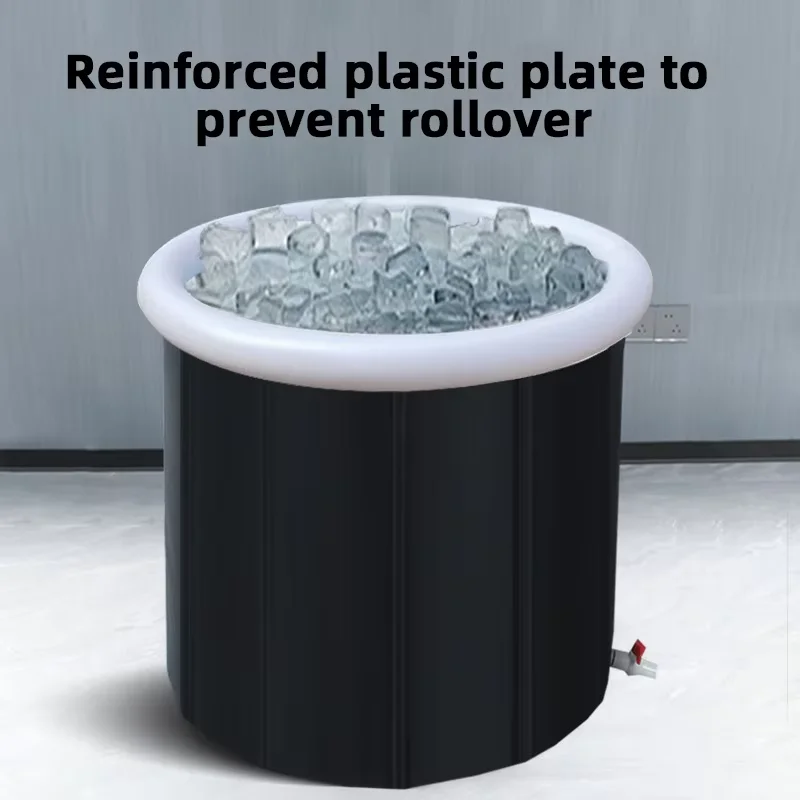 Bathtub Water Therapy Recovery Outdoor Indoor Foldable Adults Athletes Fitness Spa Inflatable Portable Pvc Round Ice Tub