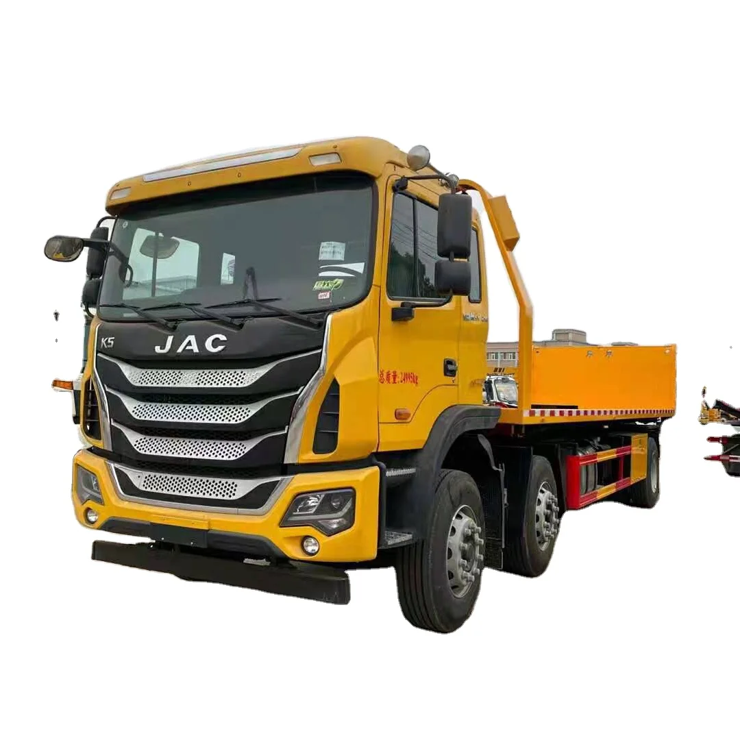 Лидер продаж, буксировочный грузовик с платформой марки JAC, привод 6x4, буксировочный грузовик