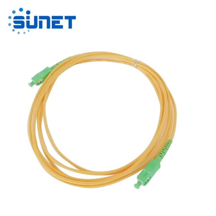 FTTH   Single Mode Simplex SC/ APC 9/125 2M 3M fiber optic patchcord