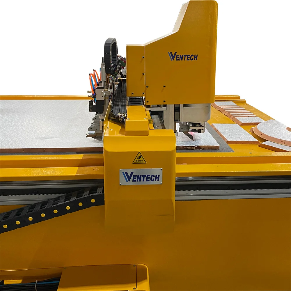 HVAC pre insulated phenolic duct sheet best foam ductwork cutting machine manufacturer