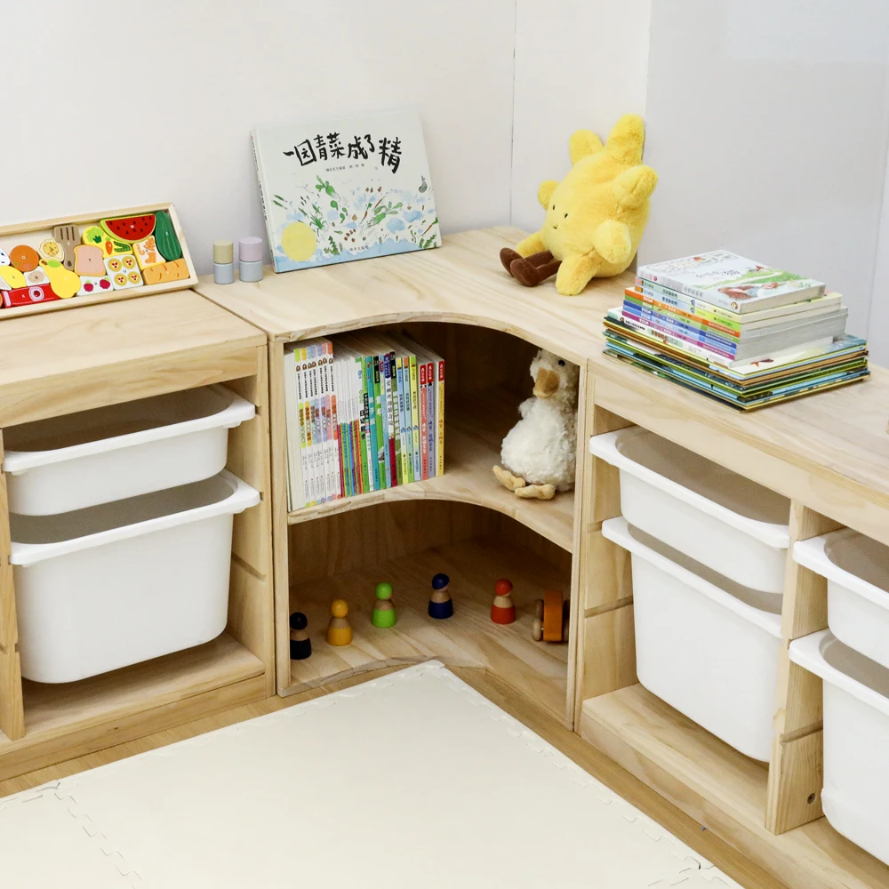 Bookcase Bookshelves Display Book Cabinet Storage Wooden Bookshelf Small Spaces Storage Shelf Two layers