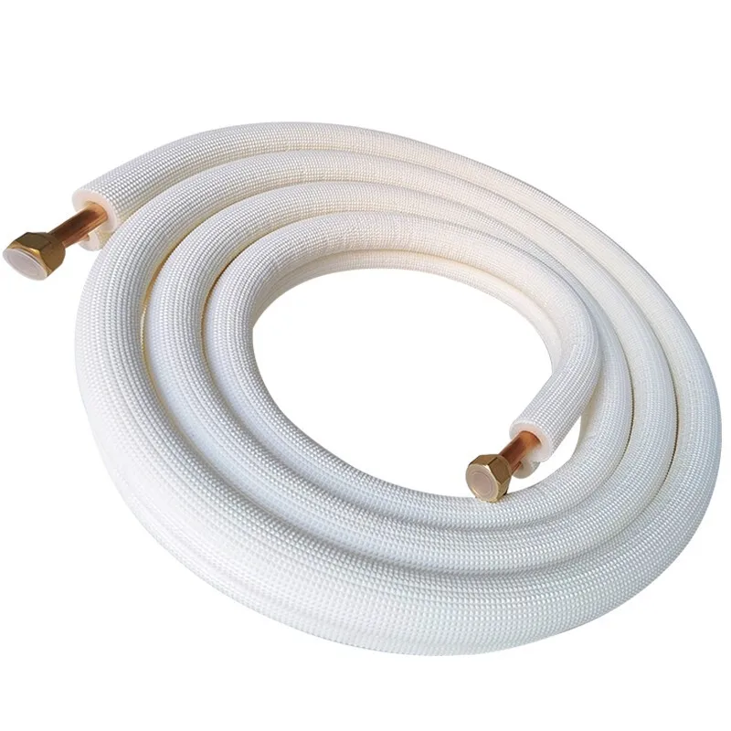 China Manufacturer Copper High Quality Double Coil Air Conditioning Coil AC PE Insulated Copper Pipe