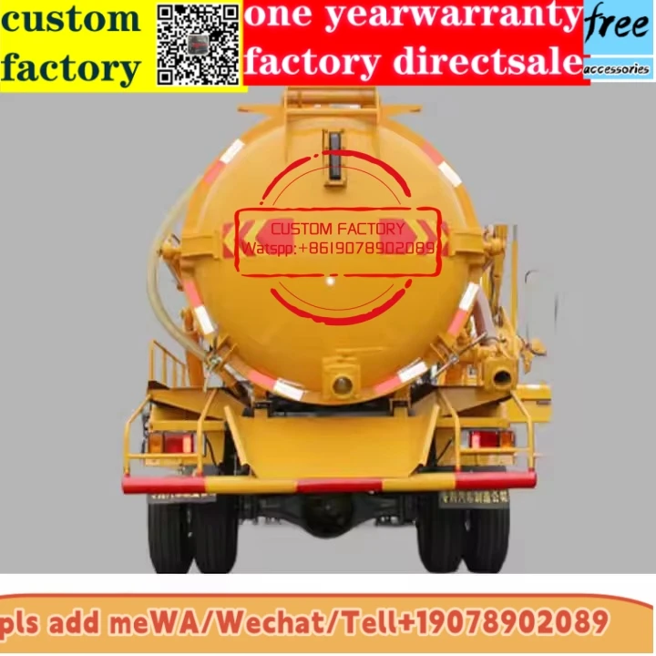 isuzuu 700p Diesel Dongfeng Rhd High Pressure Water Jetting Sewage Septic Tanker Truck for Sale Sewer Cleaning Truck in dubai