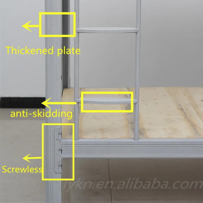 Luoyang manufacture wholesale Metal bunk beds for hostels