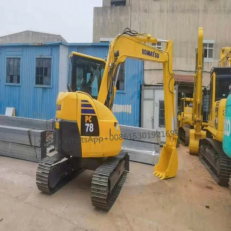 Used Small Excavator Komatsu PC 78 mini digger With Rubber Track on sale