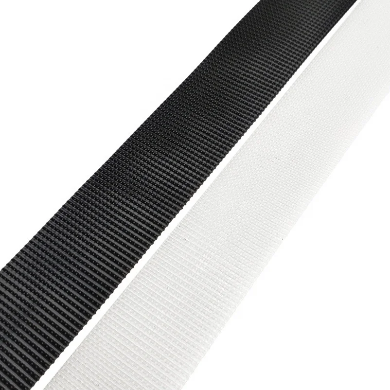 Custom black injection molded self adhesives hook and loop tape fasteners elastic sticky back to fabric