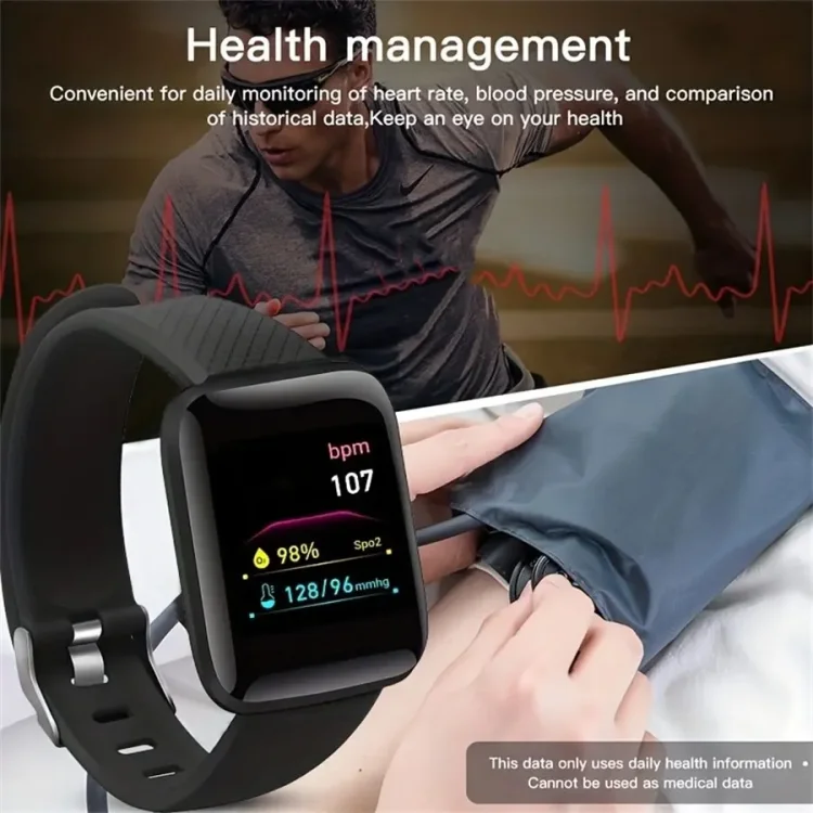 2024 Chinese Manufacturer Men Women Waterproof Heart Rate Reloj Tracker Blood Pressure Oxygen Sport Smart Watch