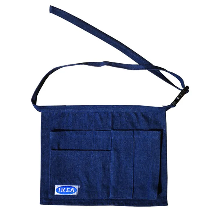 Denim Waist Apron with Pockets