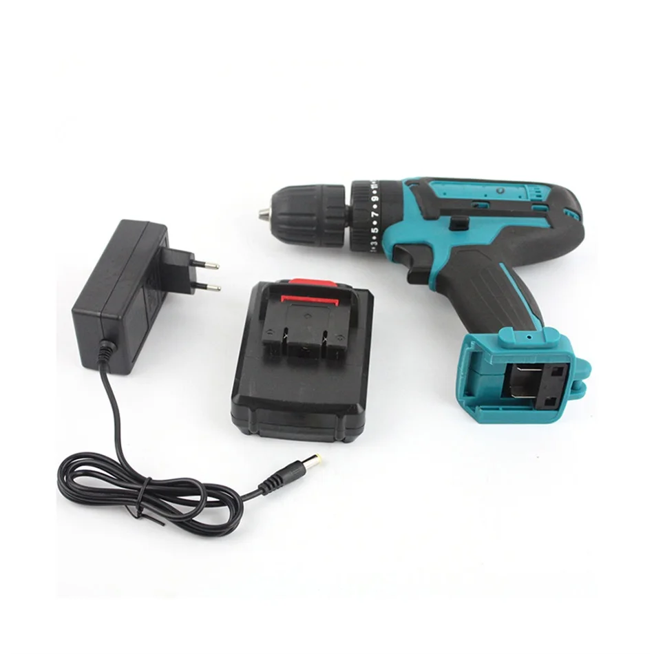 
Handheld Lithium Battery Electric Drill Rechargeable Screwdriver Drilling 