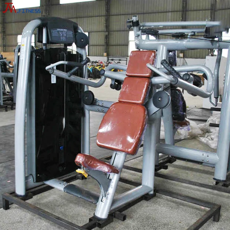 Factory Shoulder Gym Commercial Fitness Equipment Pin Loaded Machine Seated Shoulder Press matrix Gym Equipment