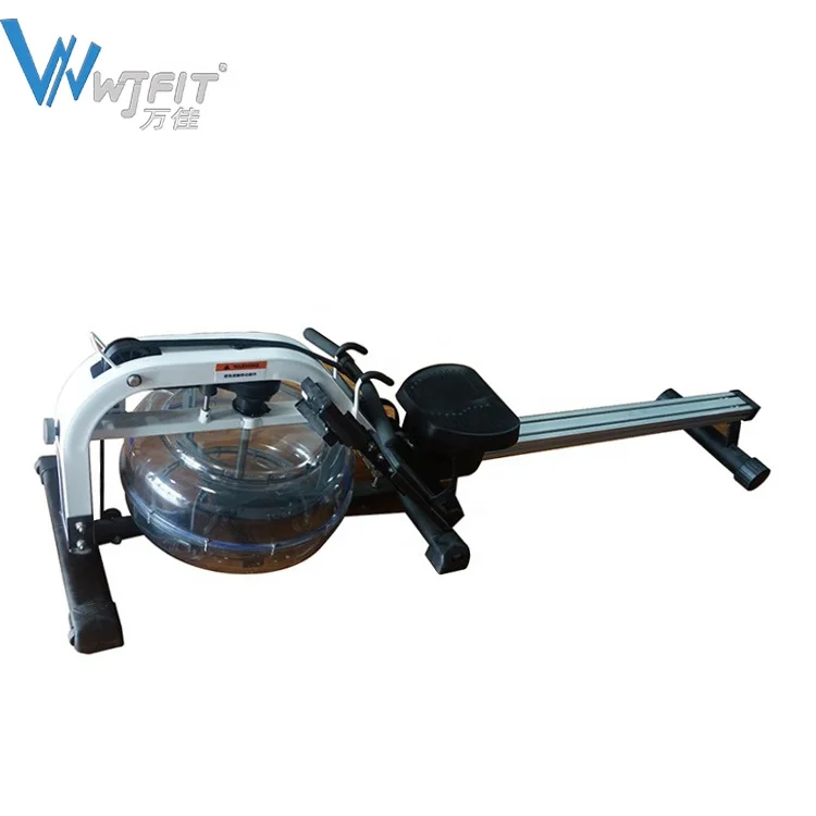 Indoor Fitness Water Rowing Machine Bigger Seat Cushion Water Resistance Rower Machine With LCD Monitor