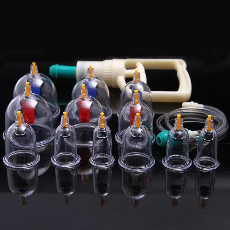 Chinese silicone facial cupping therapy massage set hijama cuping cups vacuum cans